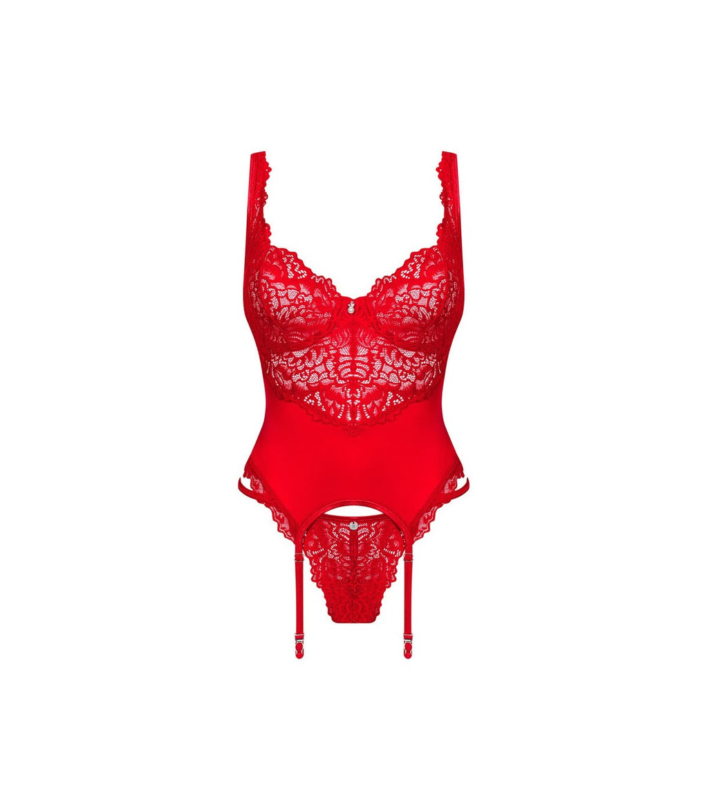 CORSETTO E PERIZOMA LOVE CHERRIS S/M