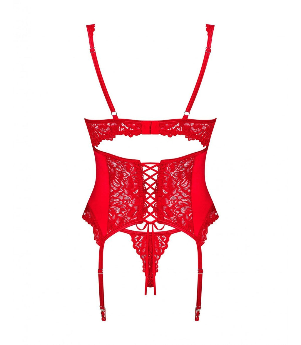 CORSETTO E PERIZOMA LOVE CHERRIS S/M