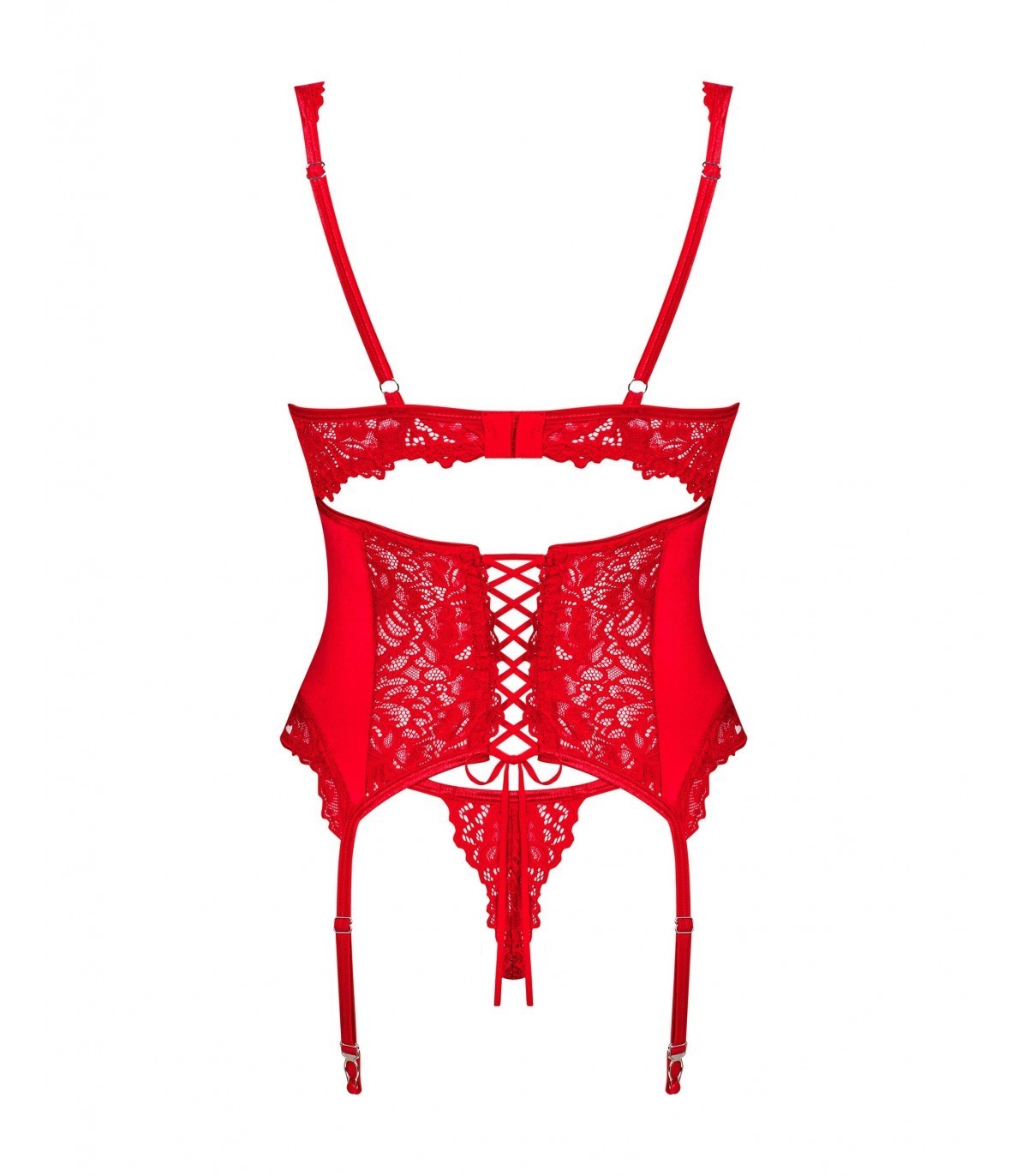 CORSETTO E PERIZOMA LOVE CHERRIS S/M