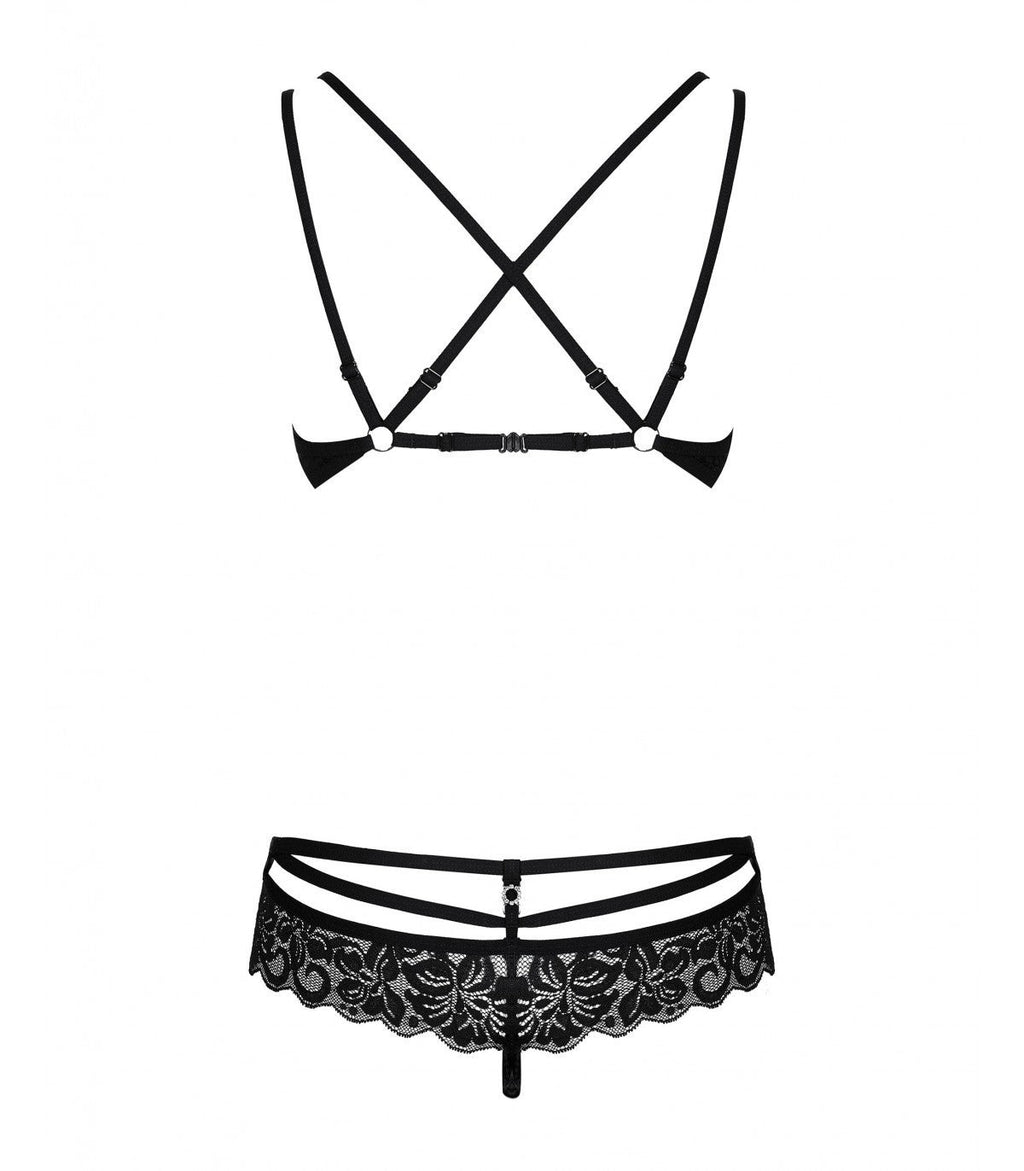 860-SET-1 SET 2 PEZZI NERO S/M