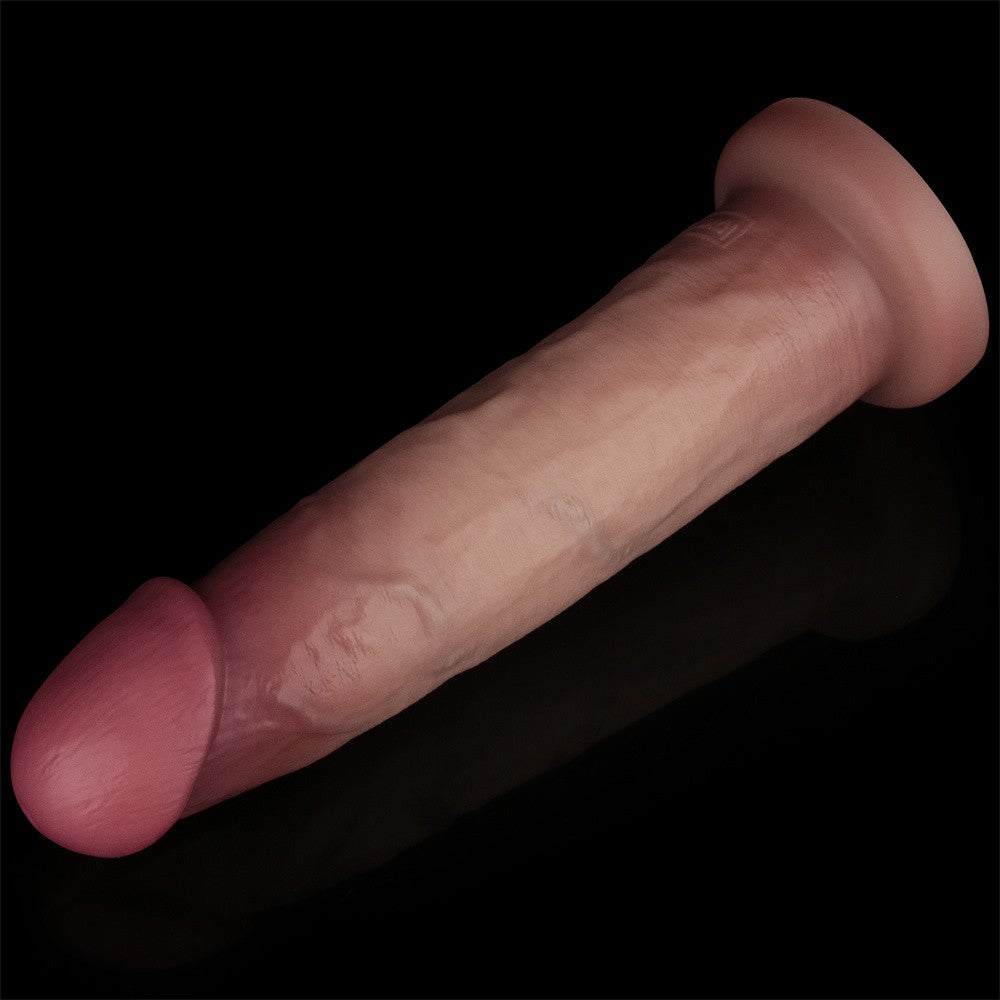 Dildo in silicone a doppio strato Sliding Skin Pro II da 9''