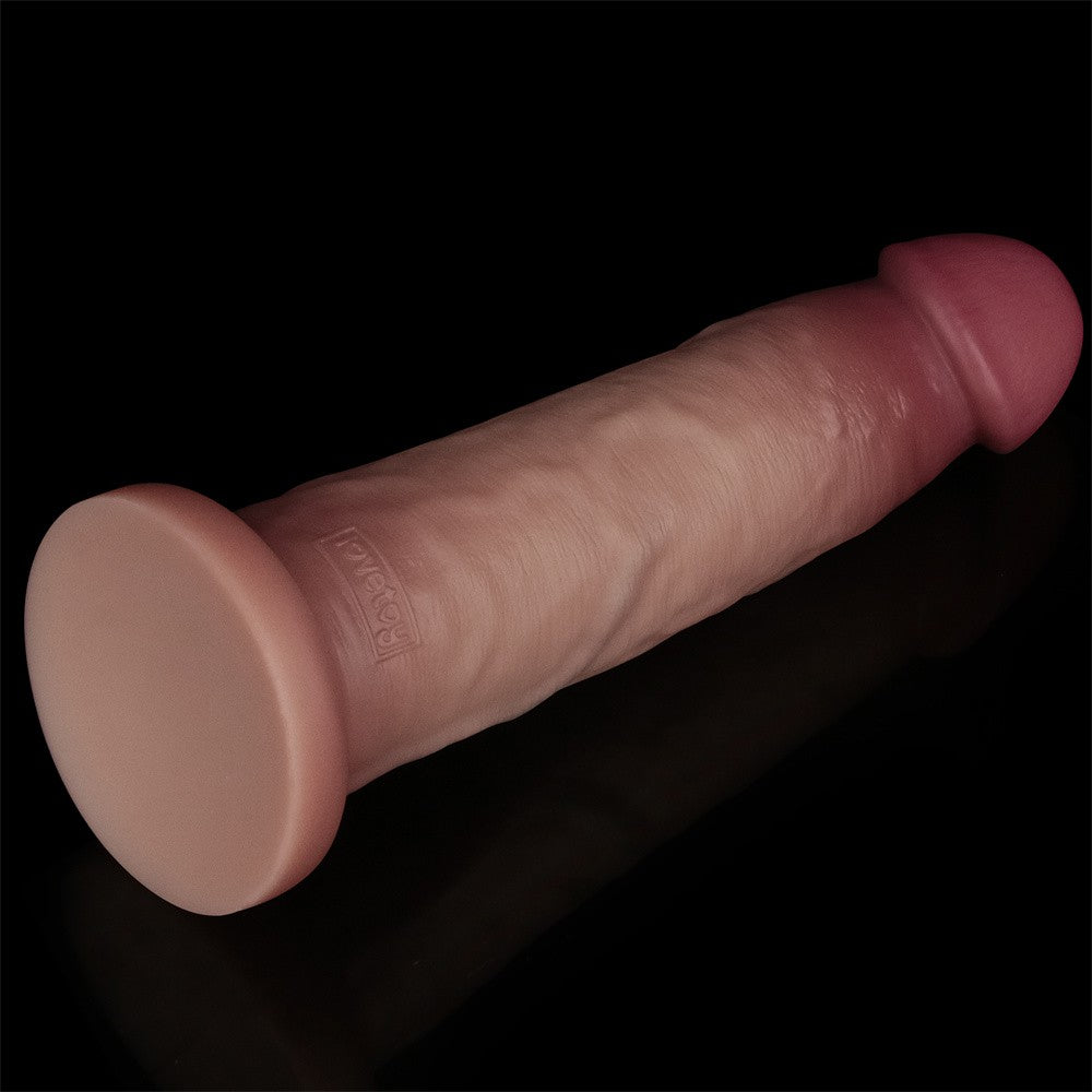 Dildo in silicone a doppio strato Sliding Skin Pro II da 9''