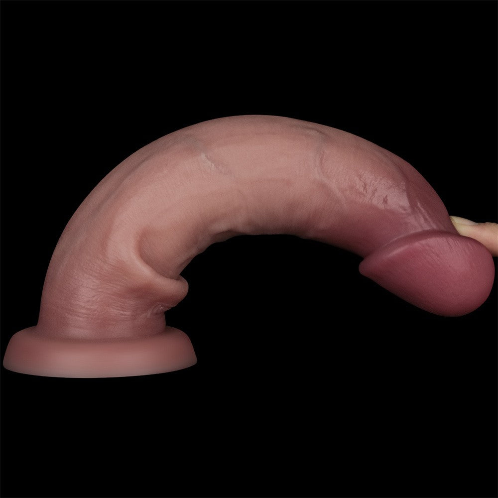Dildo in silicone a doppio strato Sliding Skin Pro II da 9''