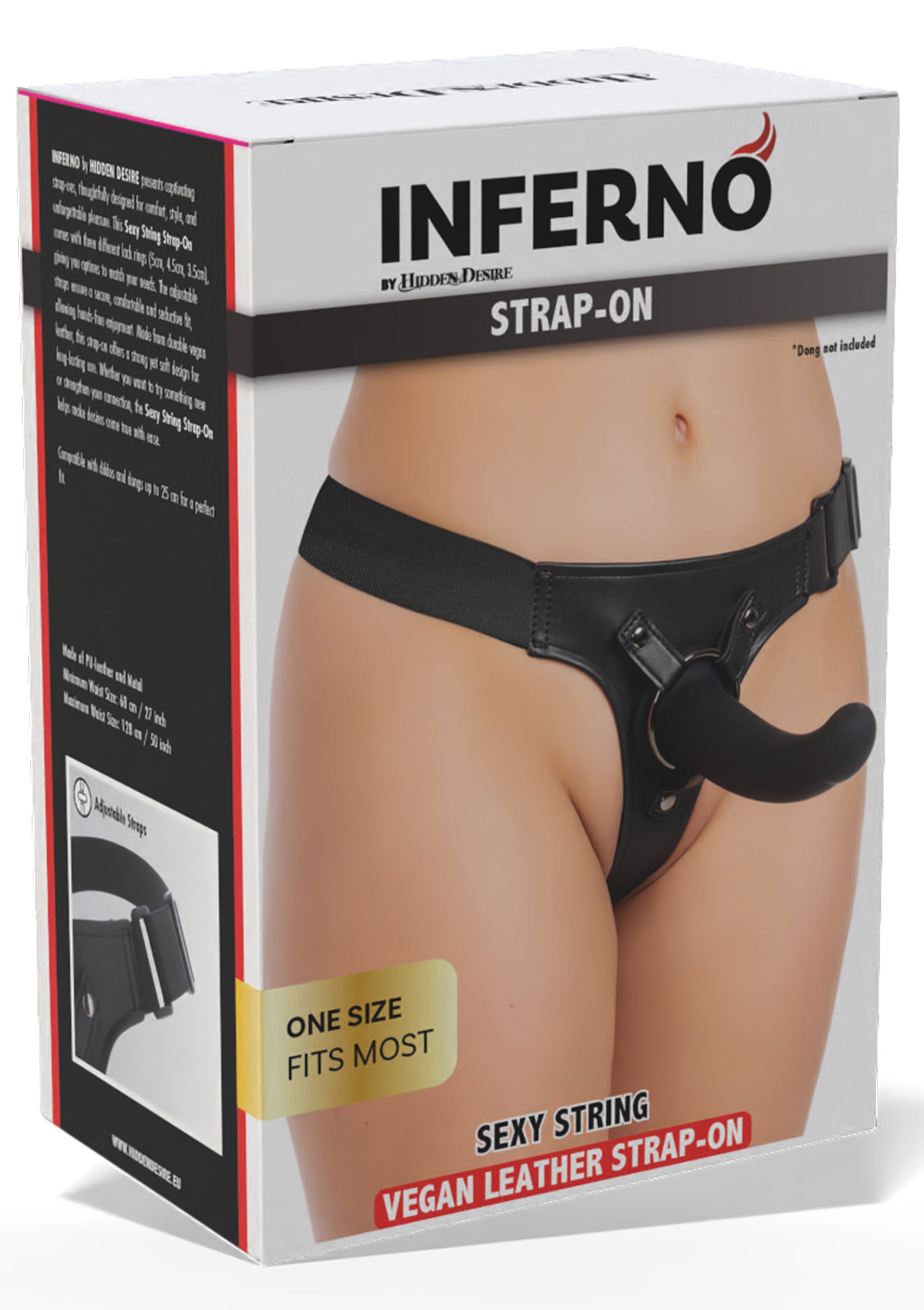 Sexy String Strap-On nero