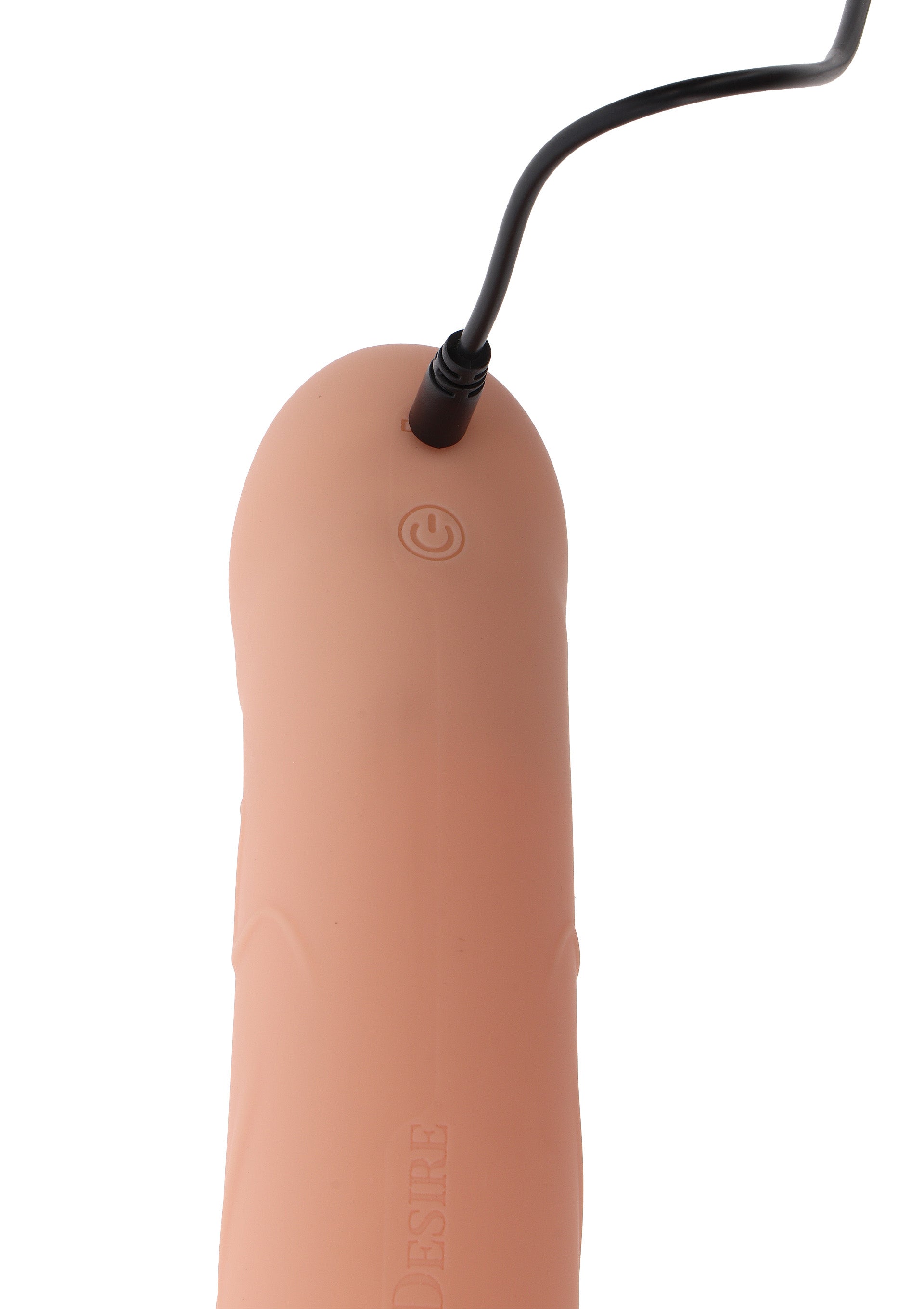 Strapon vibrante a forma di pene cavo in silicone, 20 cm, pelle