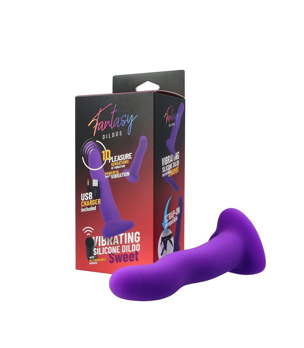 "DOLCE DILDO VIBRANTE IN SILICONE" CON TELECOMANDO