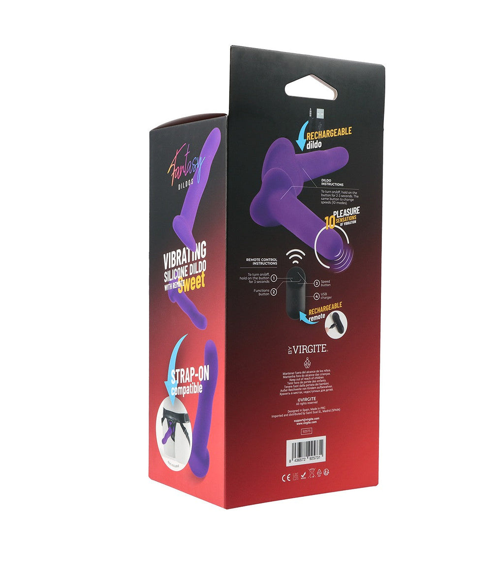 "DOLCE DILDO VIBRANTE IN SILICONE" CON TELECOMANDO