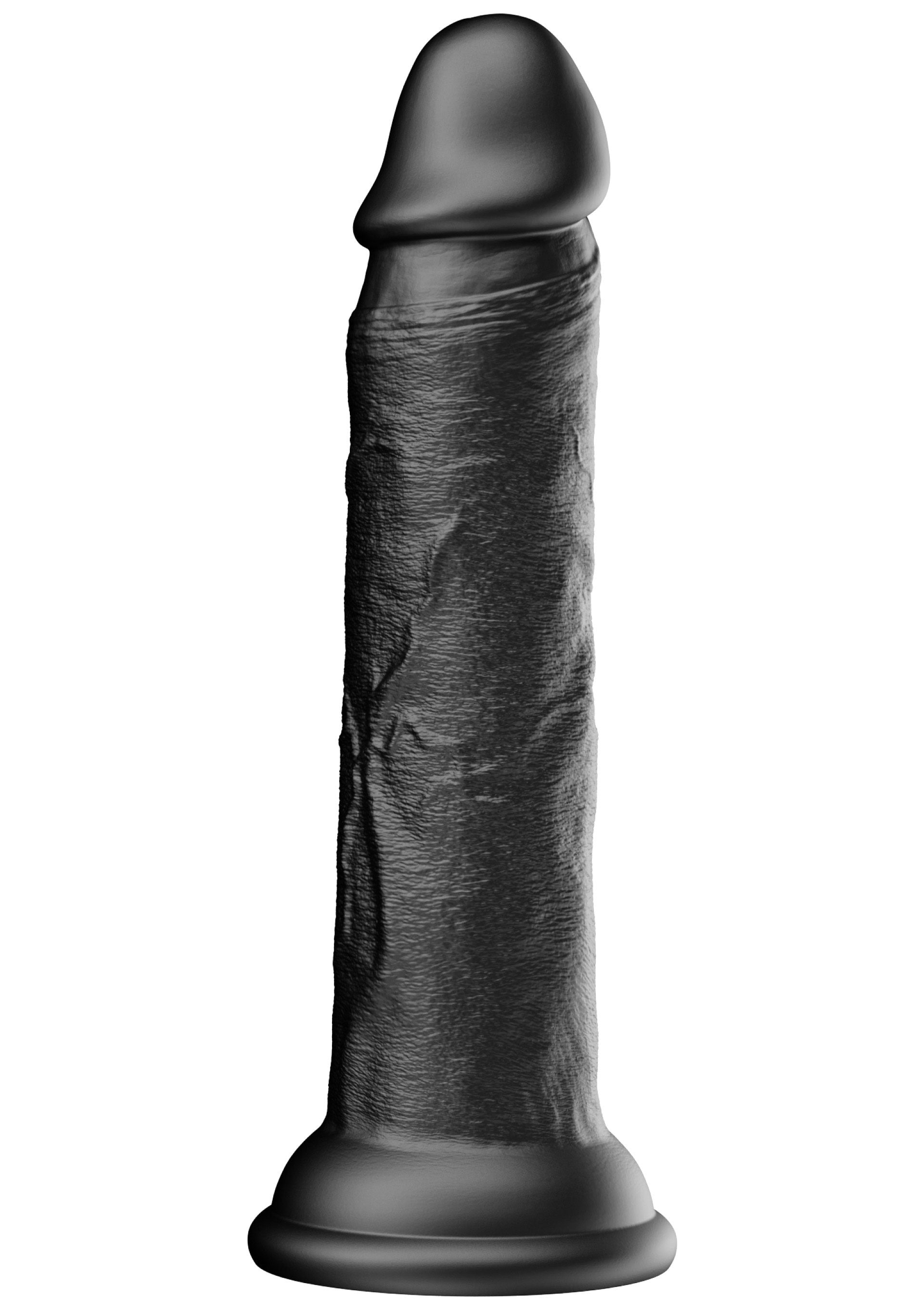Dildo realistico in silicone liquido 19 cm nero