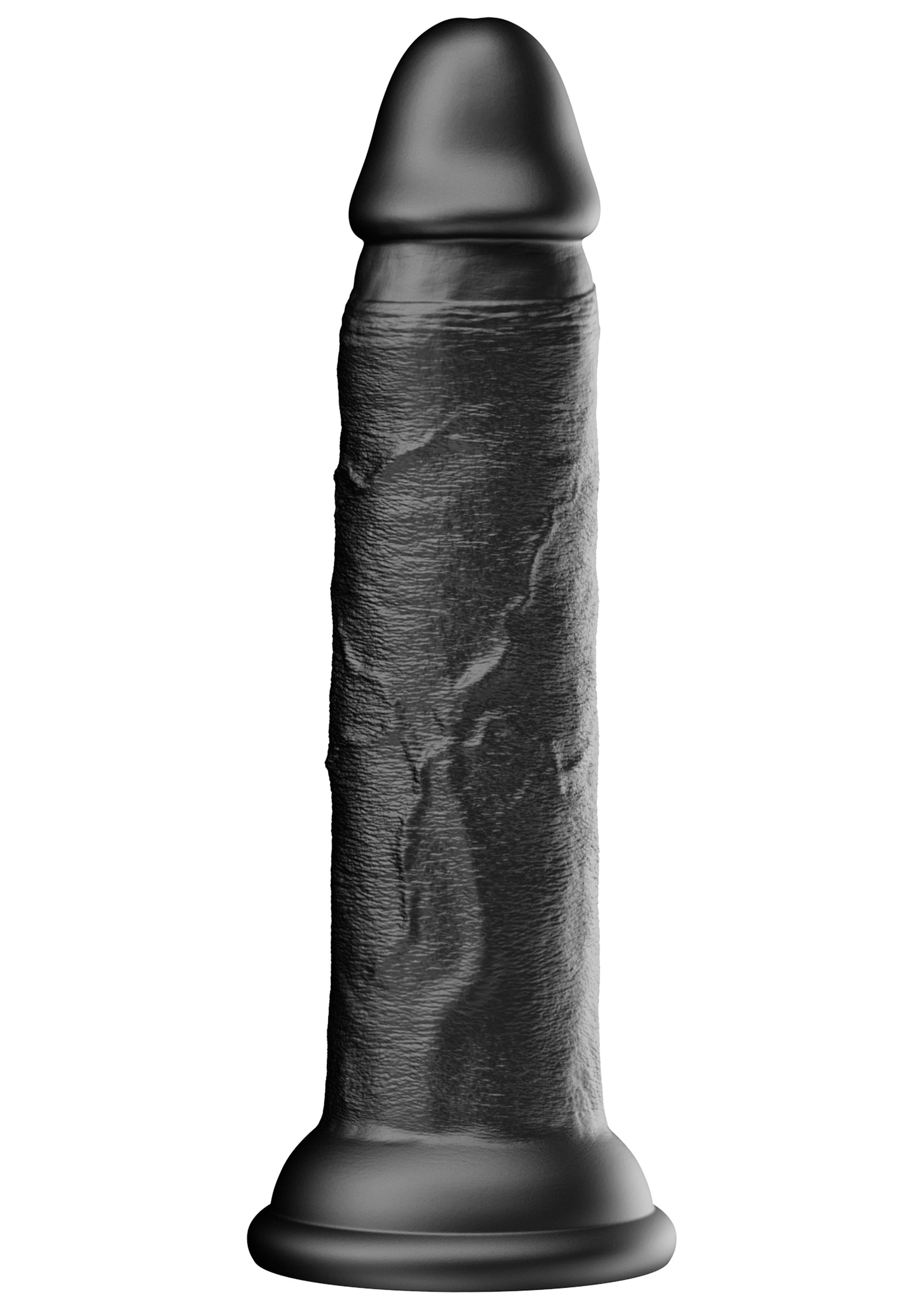 Realistico Dong in silicone liquido 20,5 cm nero
