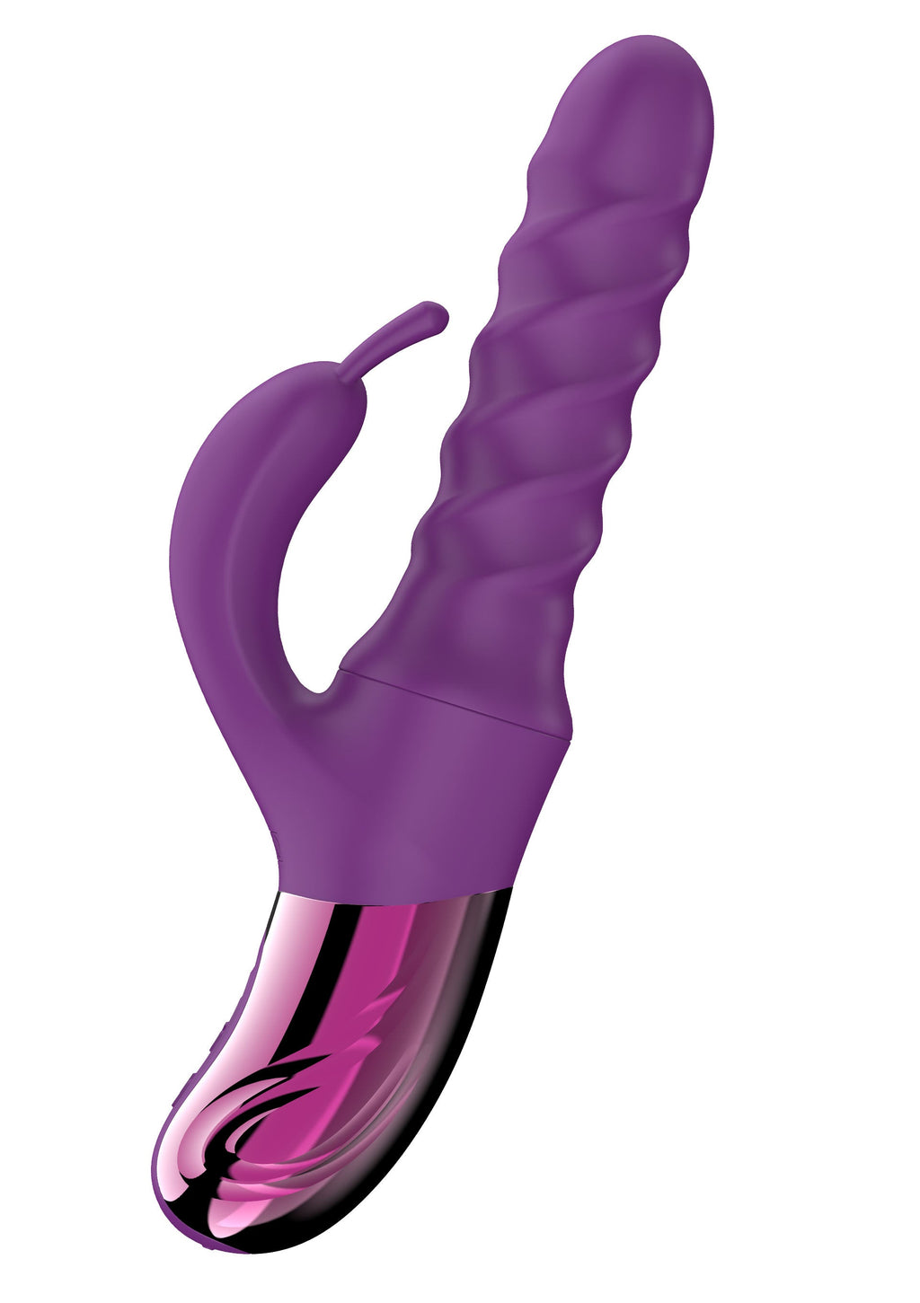Vibratore Swirl Rabbit viola