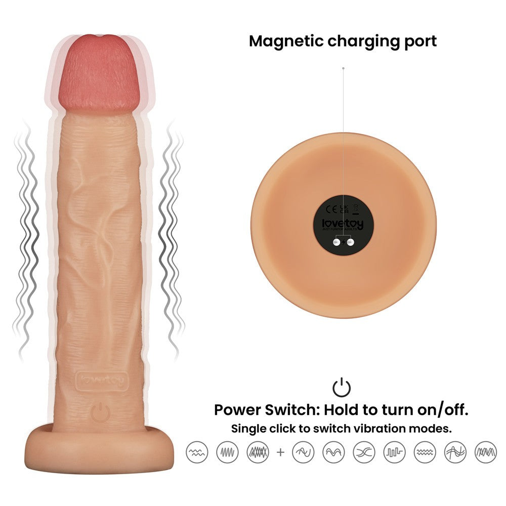 Pene vibrante da 10'' con potenza di base