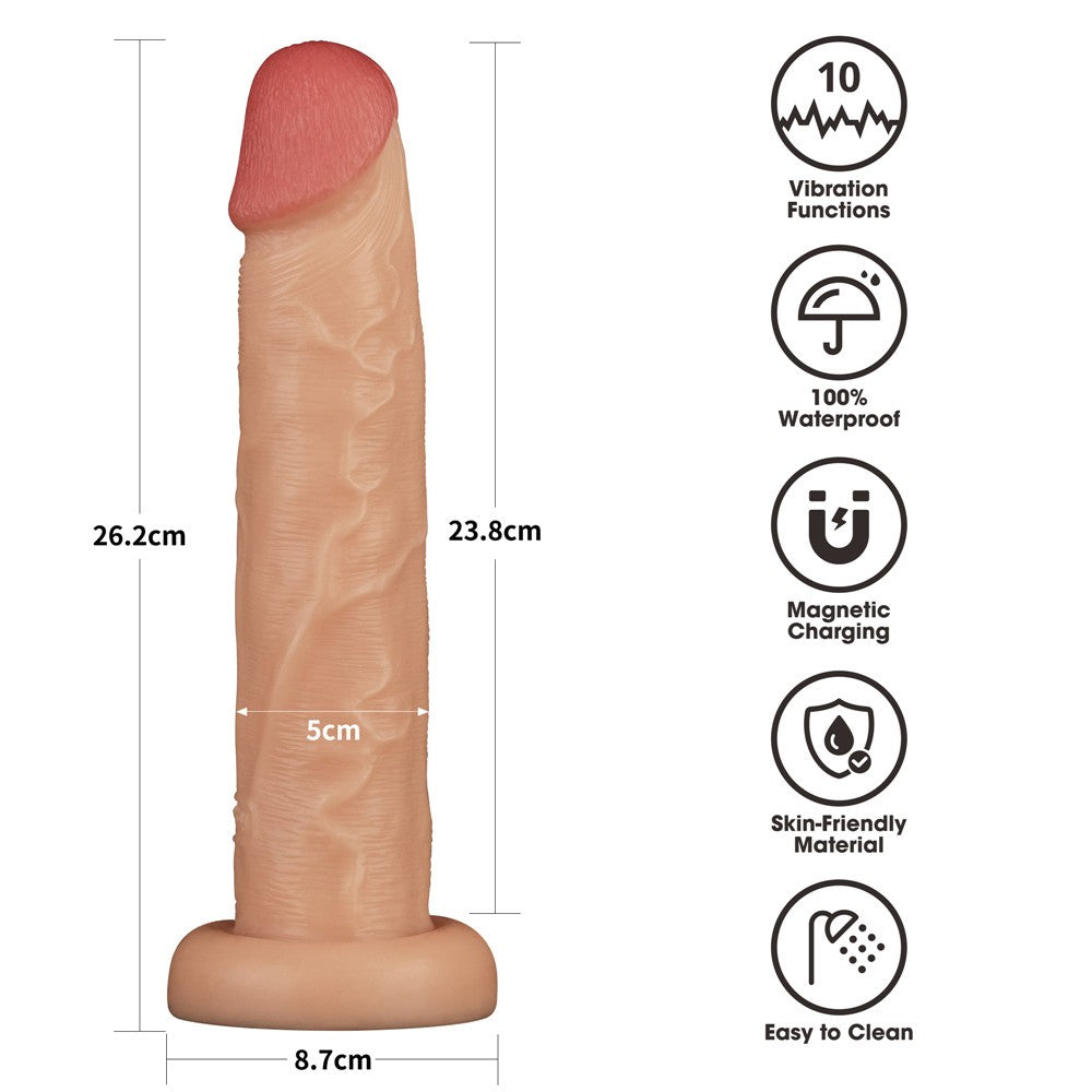 Pene vibrante da 10'' con potenza di base