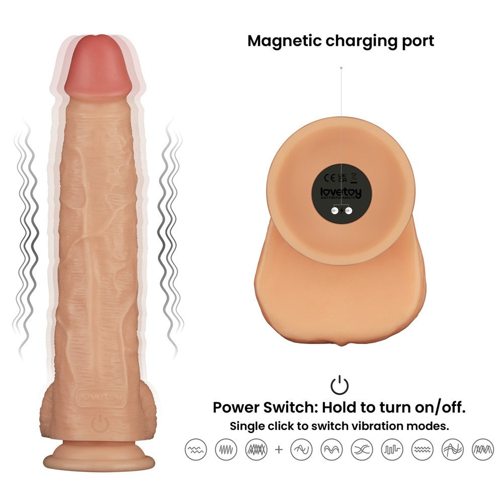 Pene vibrante Power Basics da 11''
