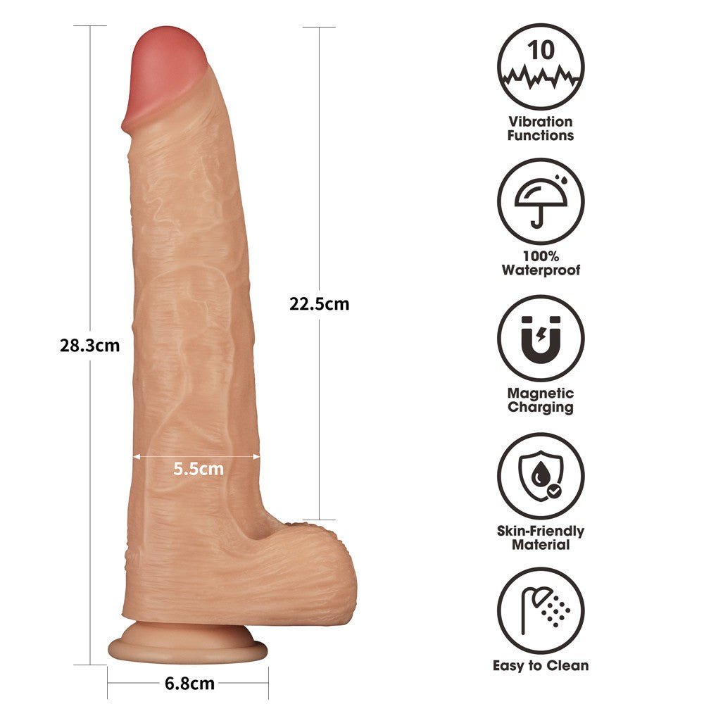 Pene vibrante Power Basics da 11''