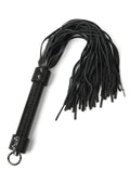 Frusta in vera pelle 55 cm nera