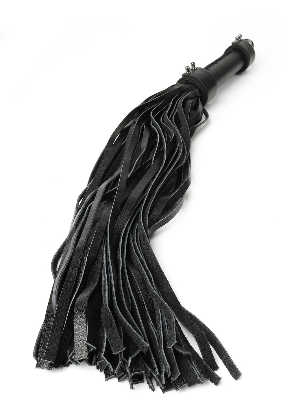 Frusta in vera pelle 55 cm nera