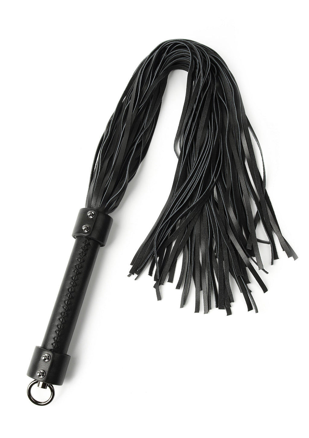 Frusta in vera pelle 75cm nera