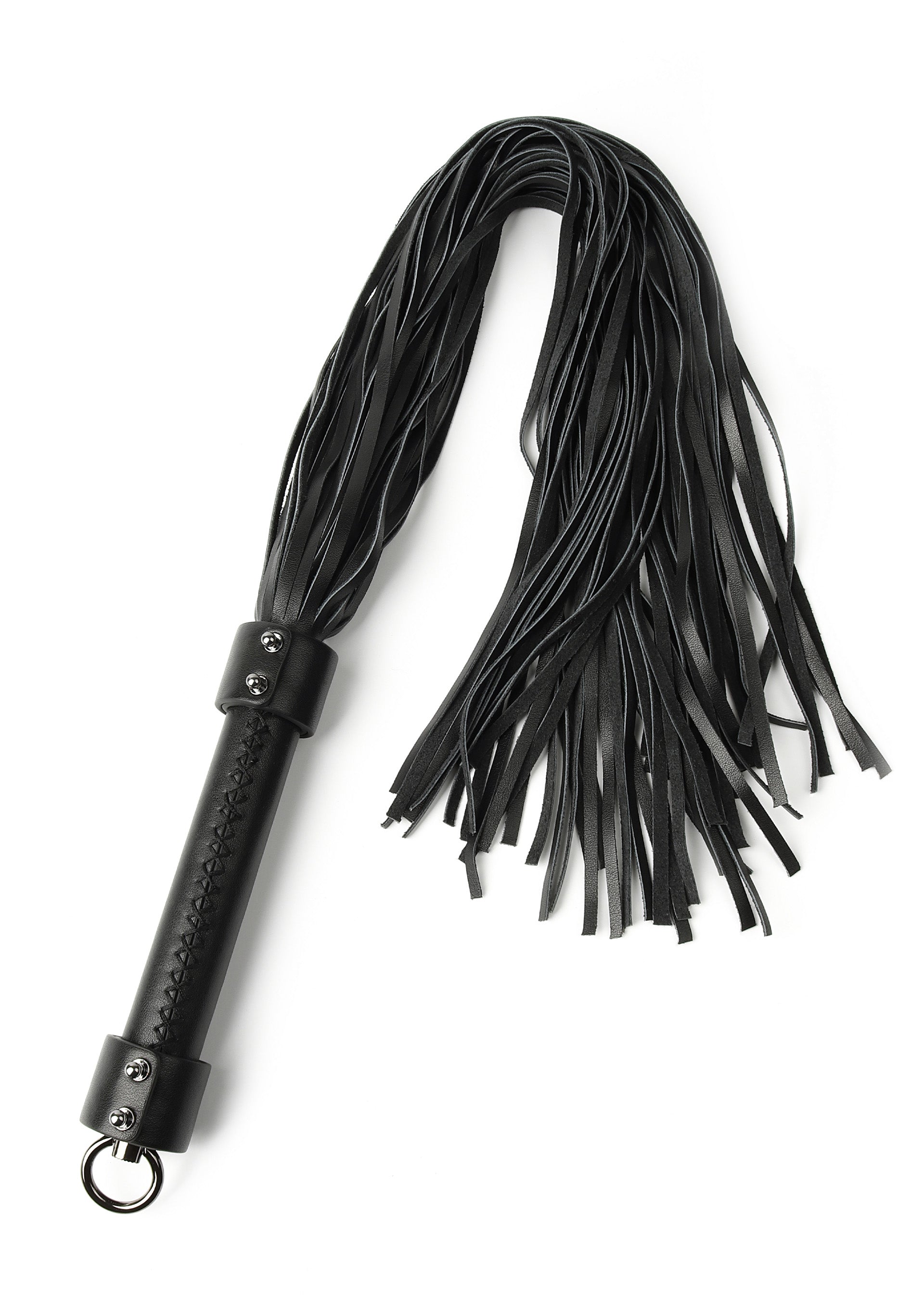 Frusta in vera pelle 75cm nera