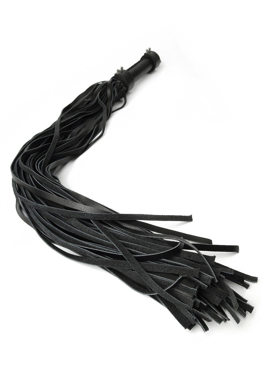 Frusta in vera pelle 75cm nera