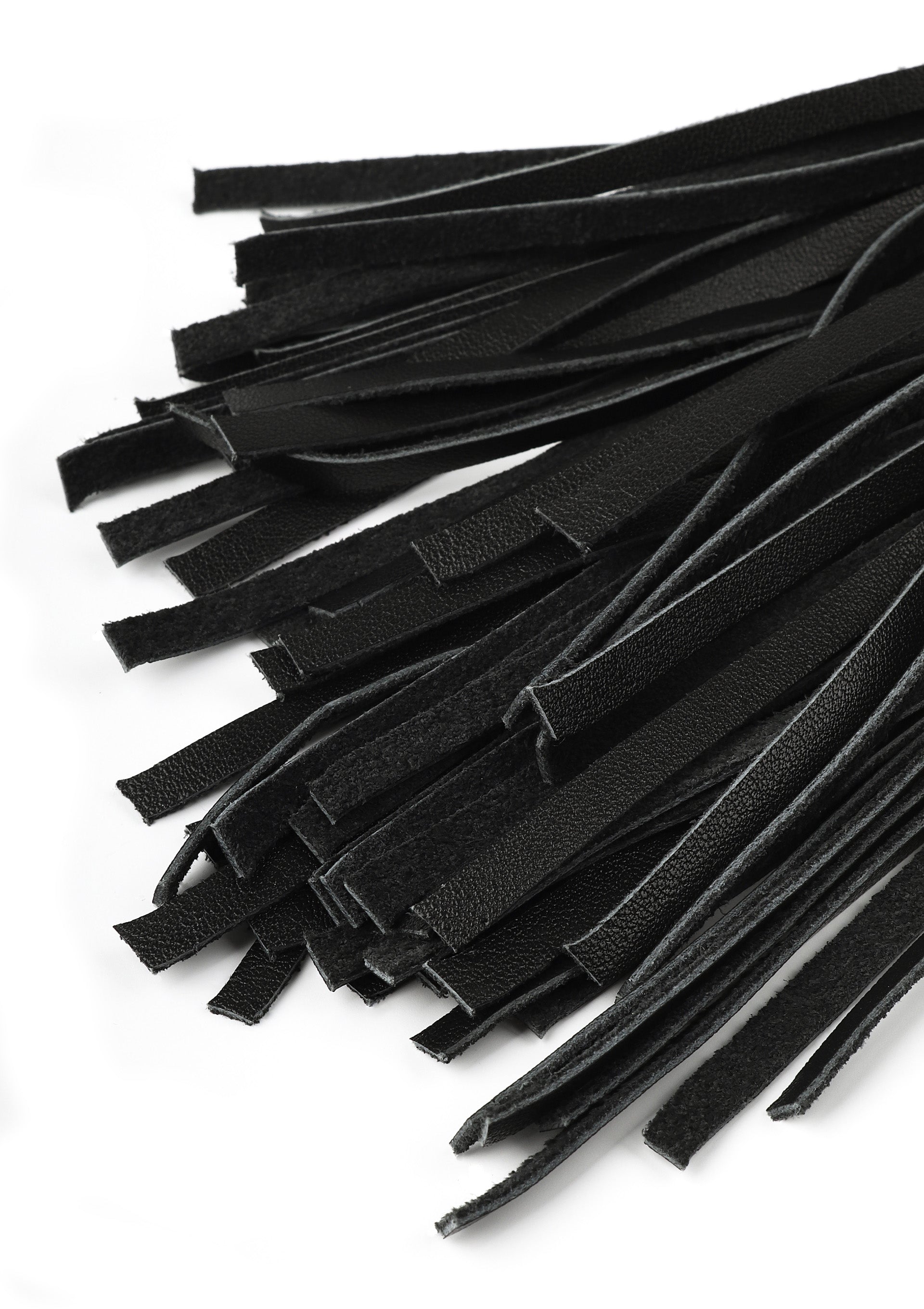 Frusta in vera pelle 75cm nera