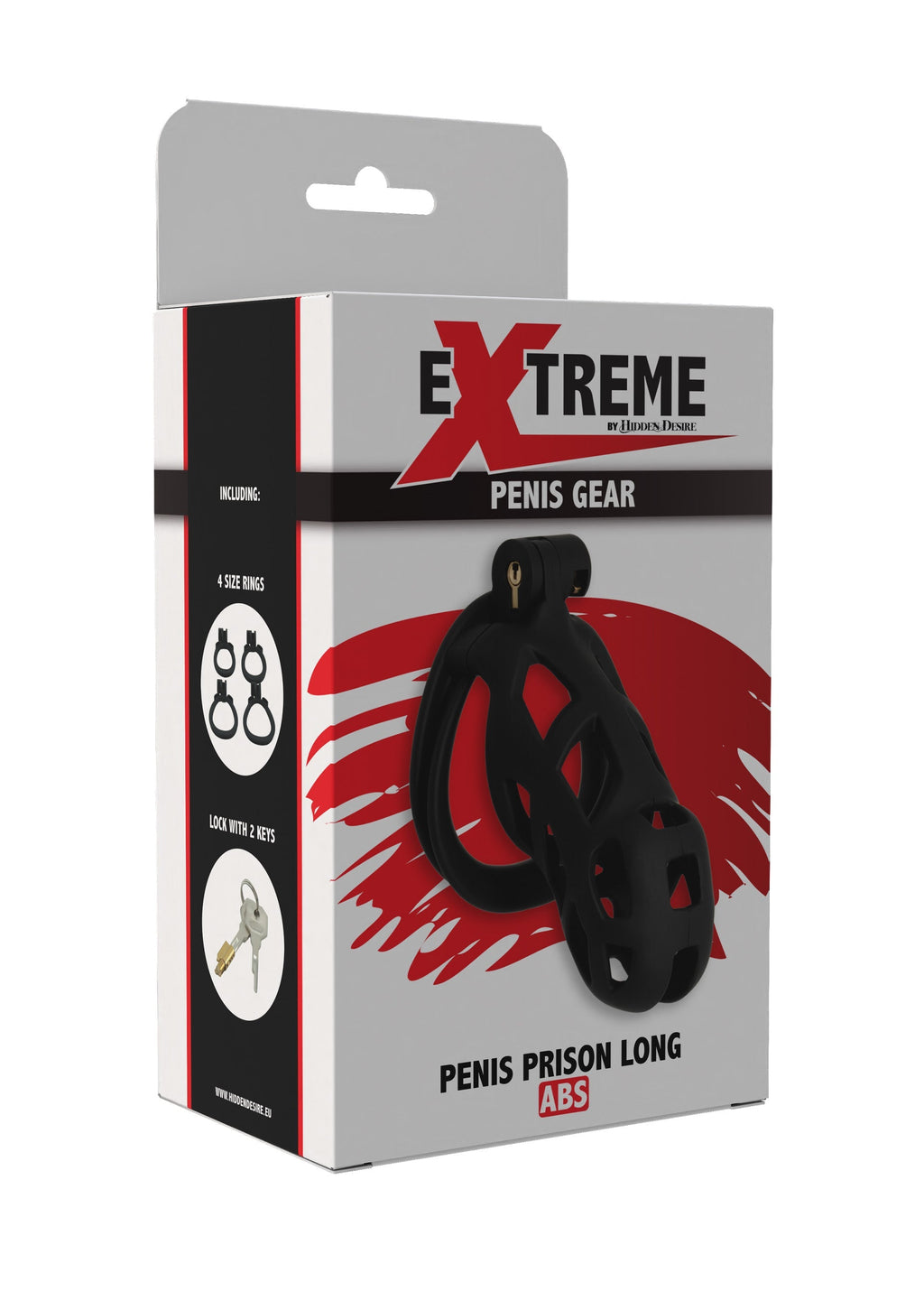 Gabbia per pene lunga e nera