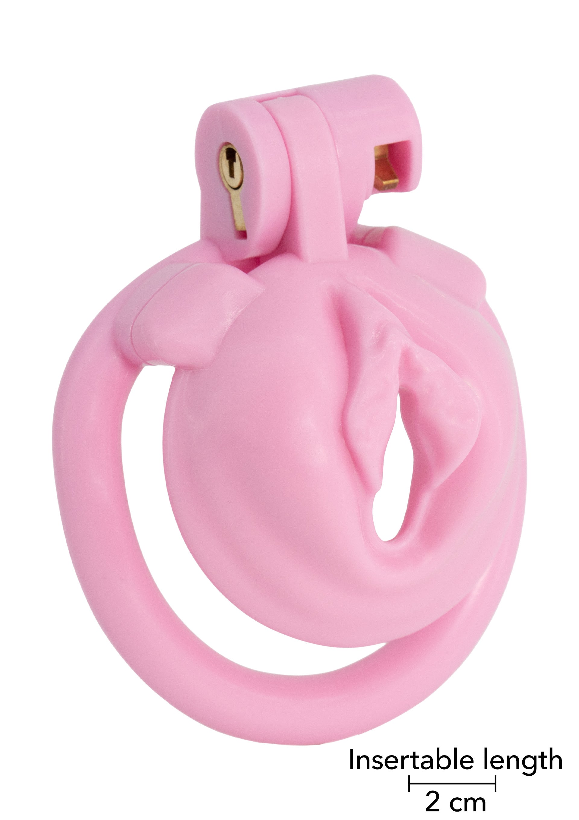 Sissy Trainer Cock Lock X-Short rosa