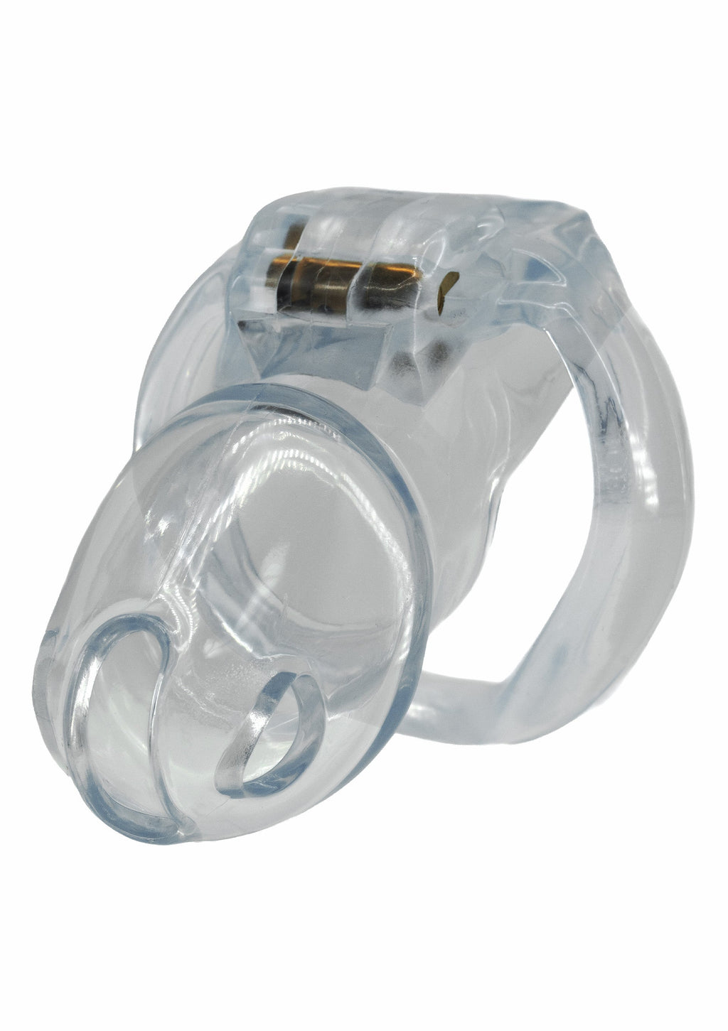 Gabbia per pene Clear Control lunga e trasparente