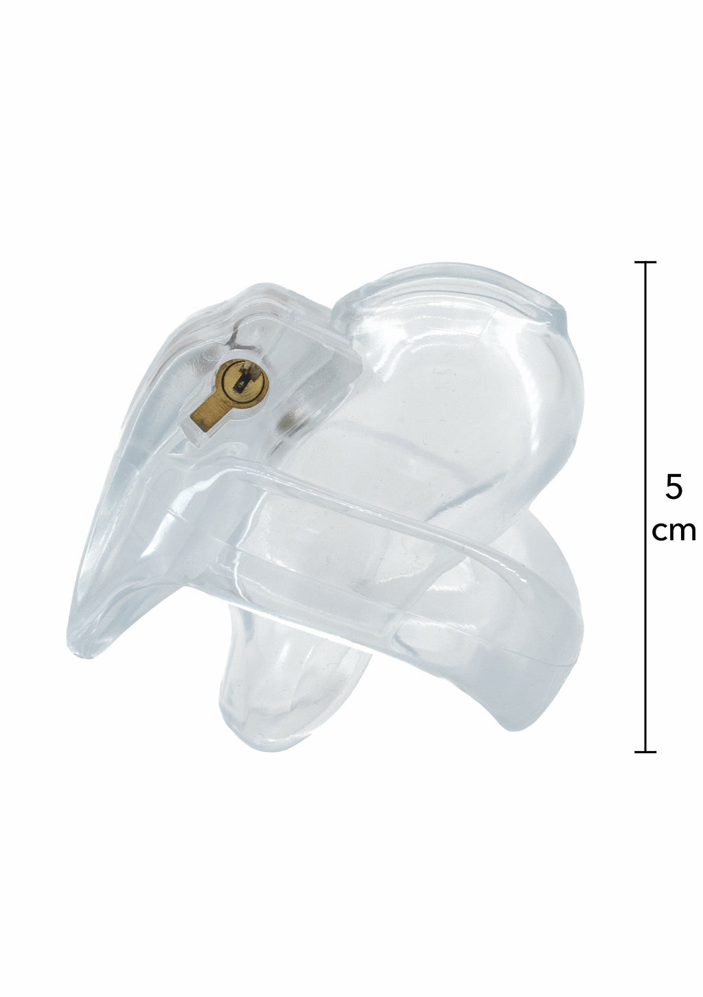 Gabbia per pene Clear Control X-Short trasparente