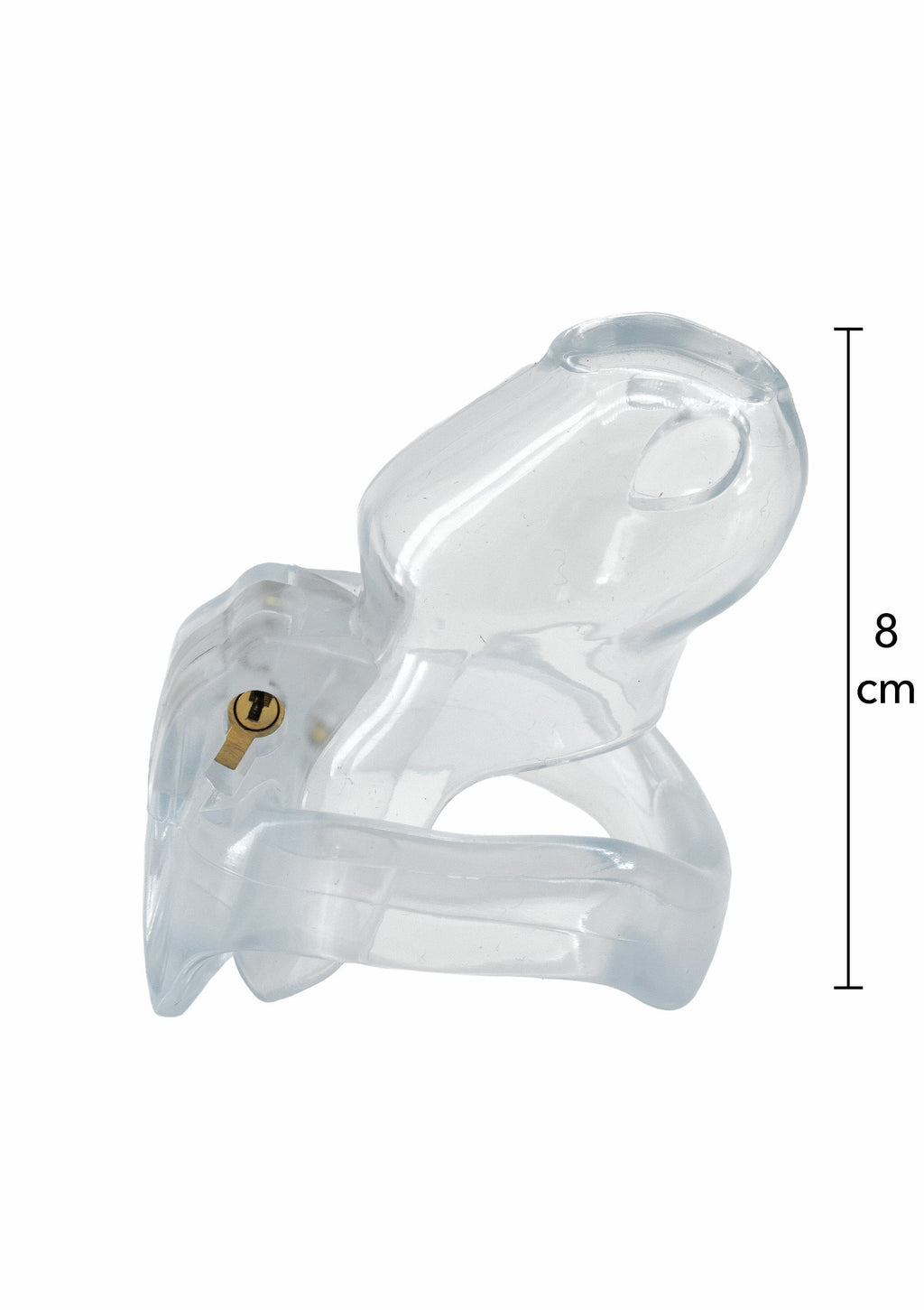 Gabbia per pene Clear Control Regular trasparente