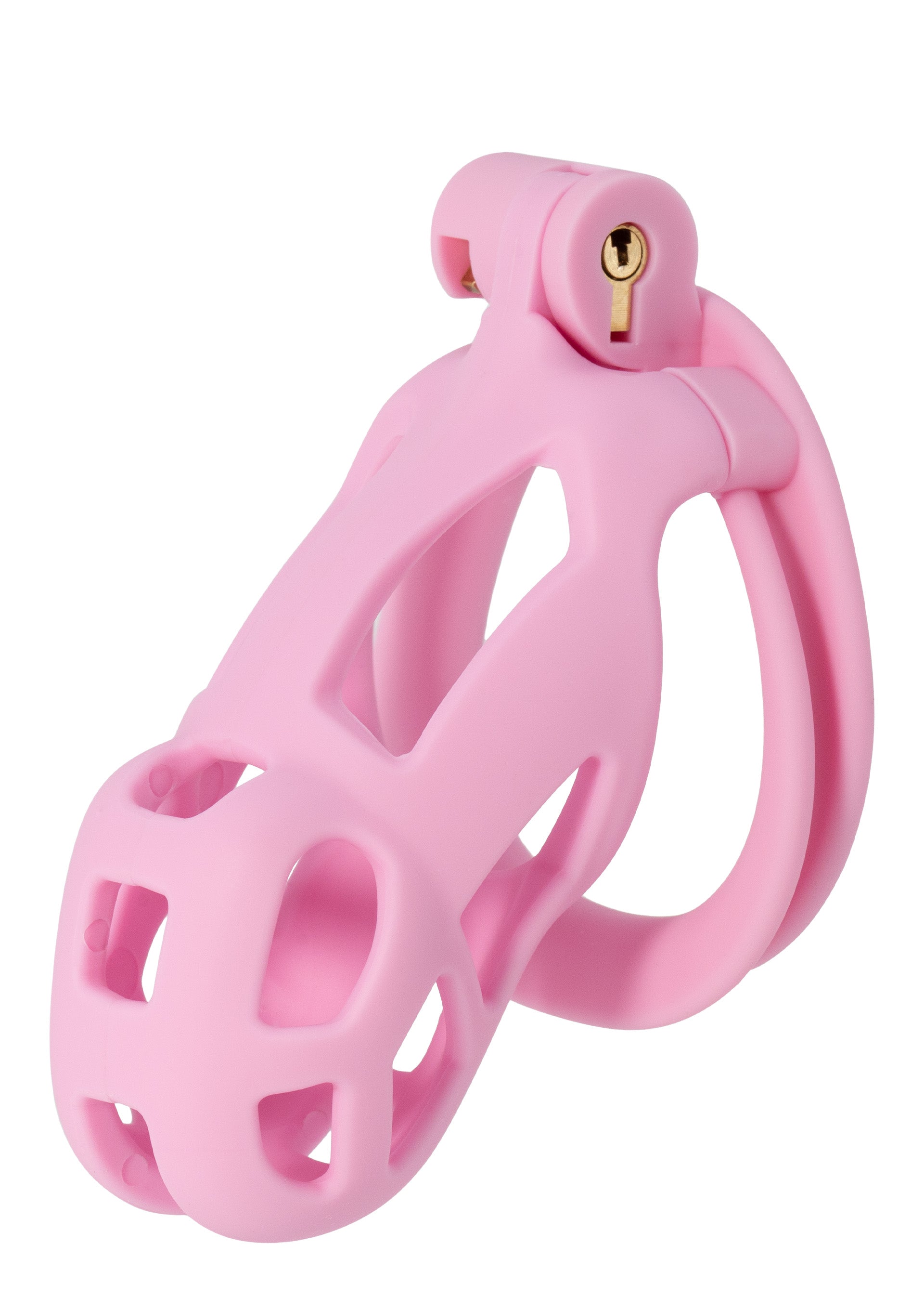 Gabbia per pene da prigione rosa normale