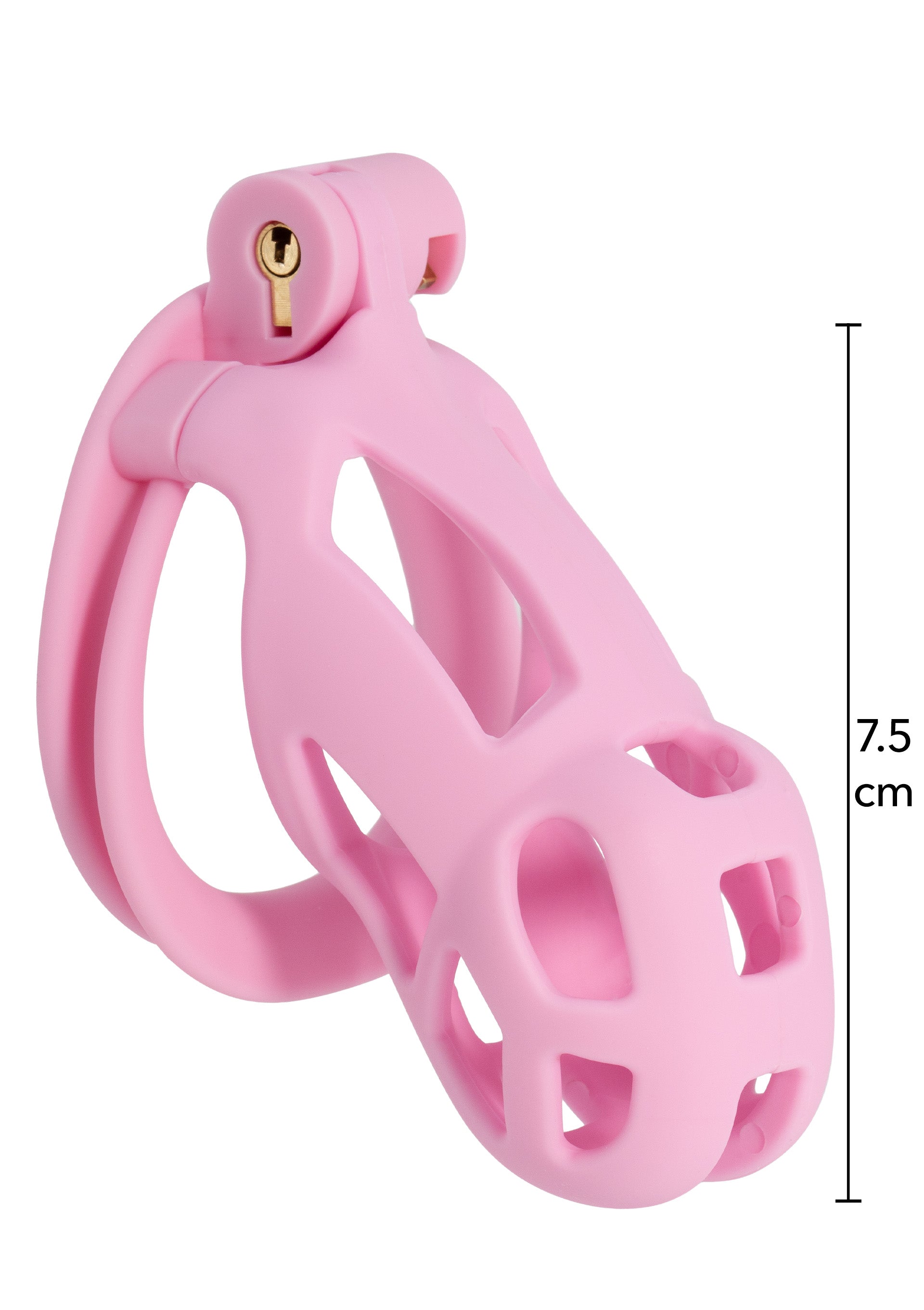 Gabbia per pene da prigione rosa normale