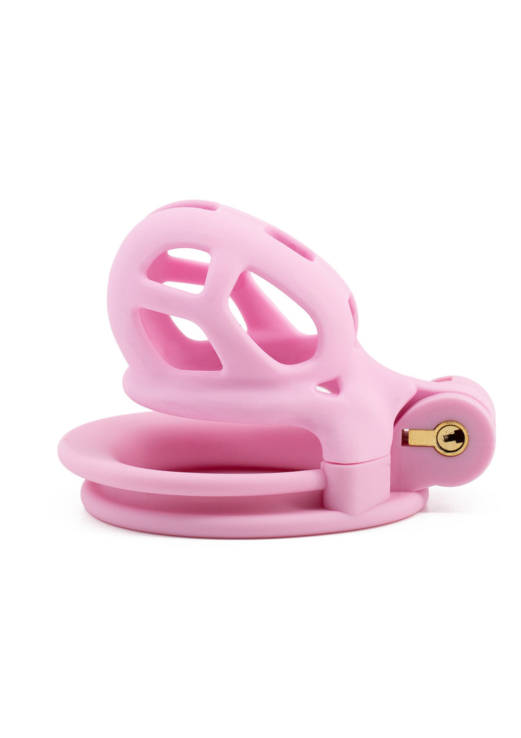 Gabbia per pene e pene rosa extra-corta