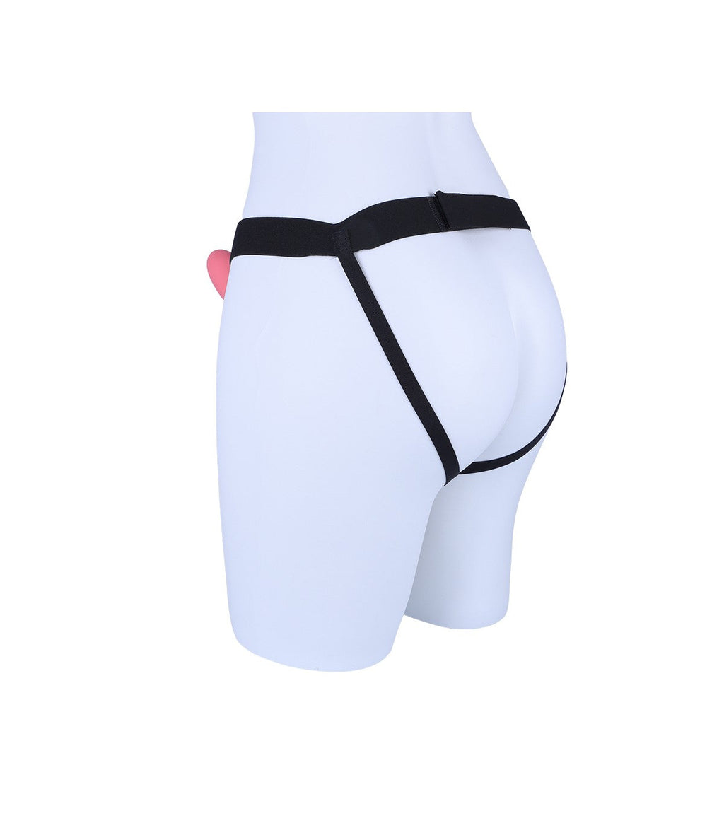 TWINY STRAP-ON DOPPIO IMBRACATURA VIBRANTE IN SILICONE LIQUIDO USB