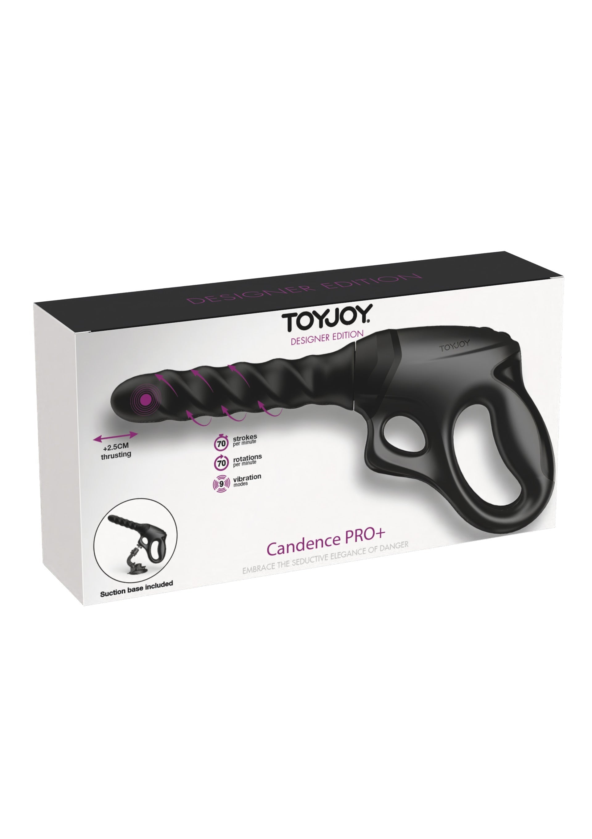 Vibratore a pistola Cadence PRO+ nero