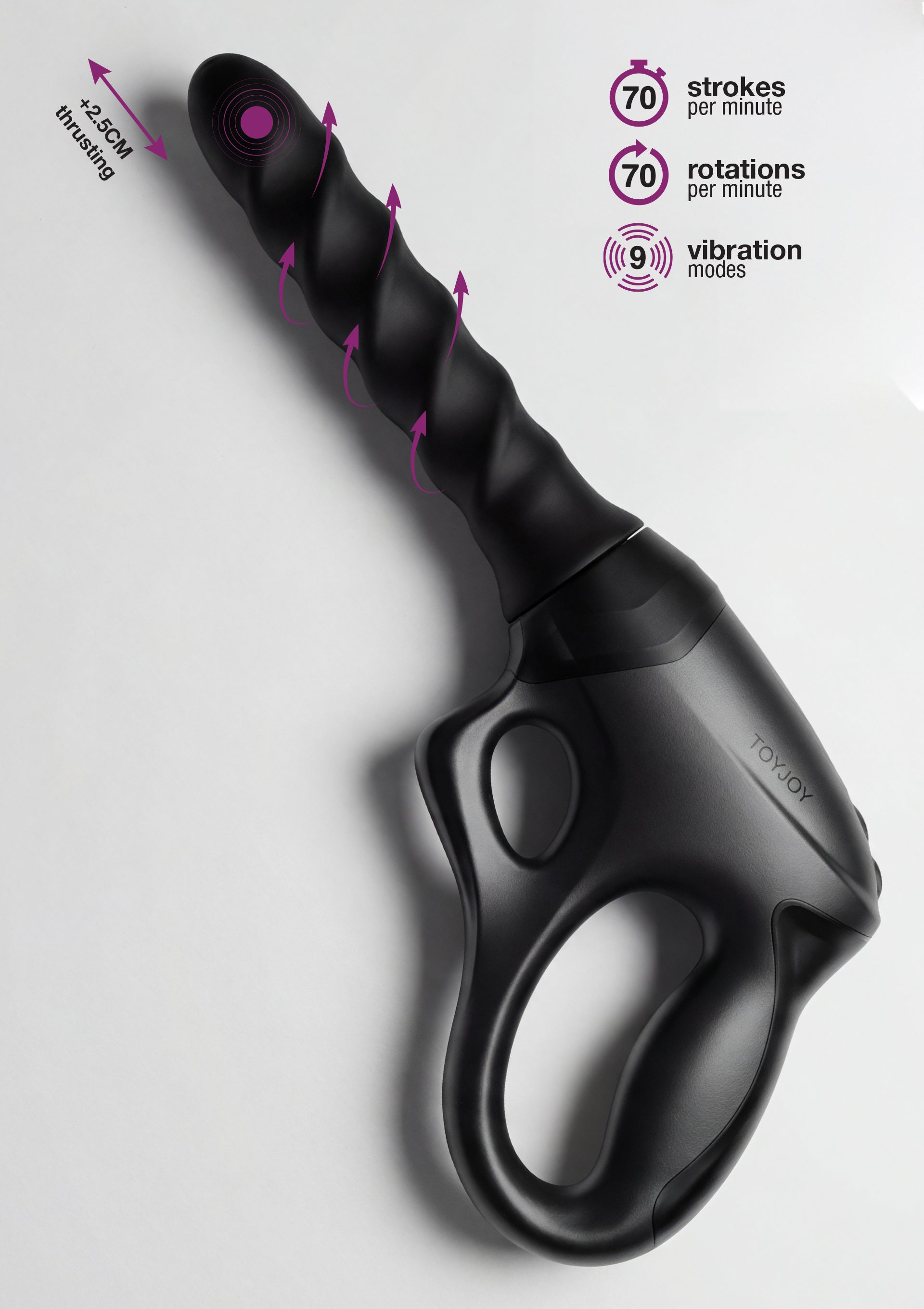 Vibratore a pistola Cadence PRO+ nero