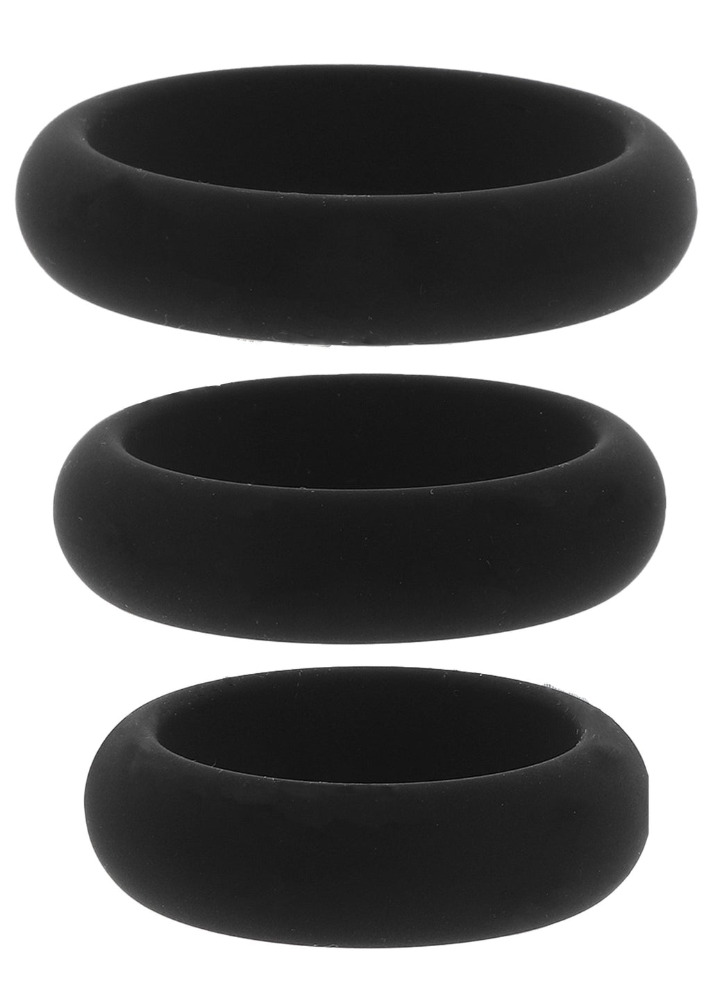 Stamina Premium C-Rings Set da 3 pezzi nero