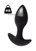 Plug anale appesantito 90g nero