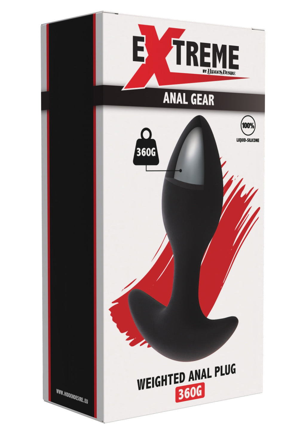 Plug anale appesantito 360g nero
