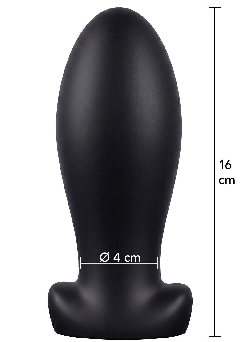 Plug anale pesante L nero
