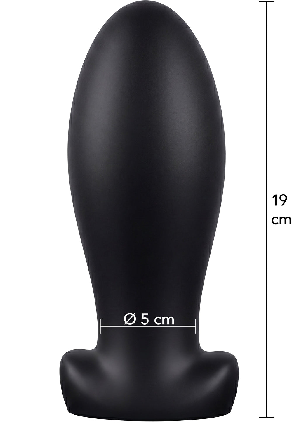 Heavy Anal Stretcher Plug XL nero