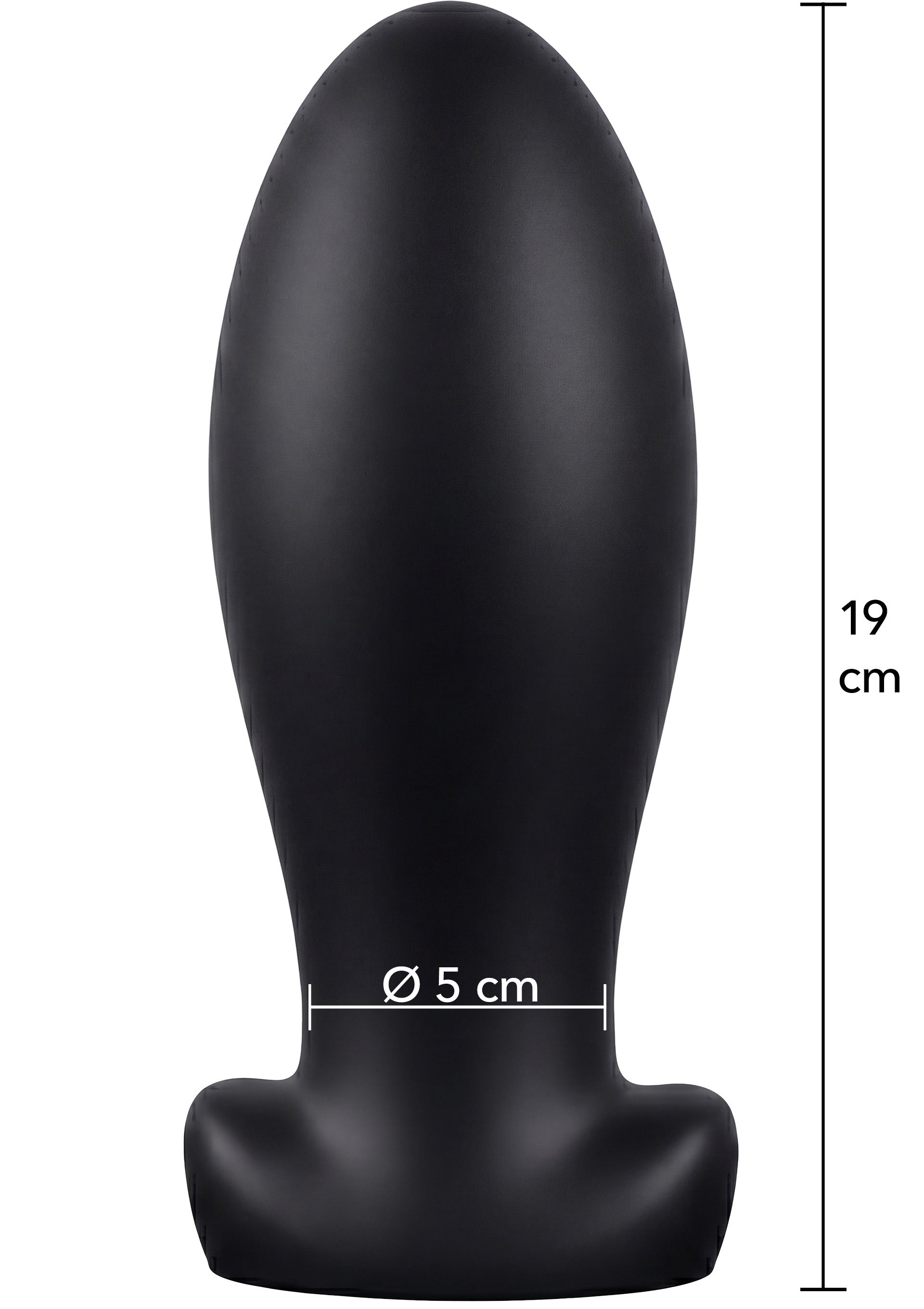 Heavy Anal Stretcher Plug XL nero