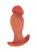 Realistico Buttplug in silicone liquido da 10 cm di pelle