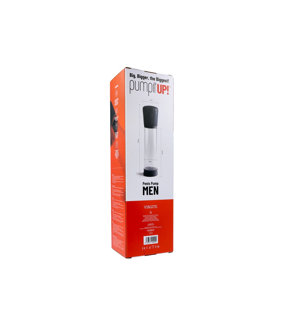 POMPA AUTOMATICA PER PENE CON BATTERIE 21 CM