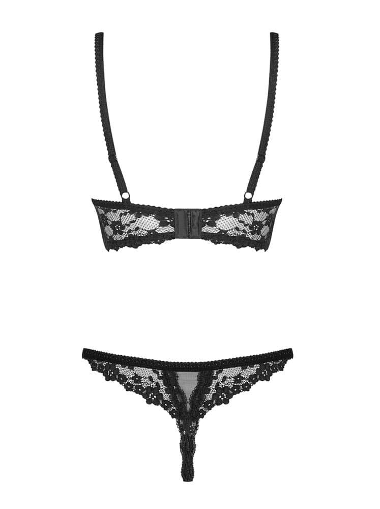 Letica 2 pezzi set senza coppe nero S/M
