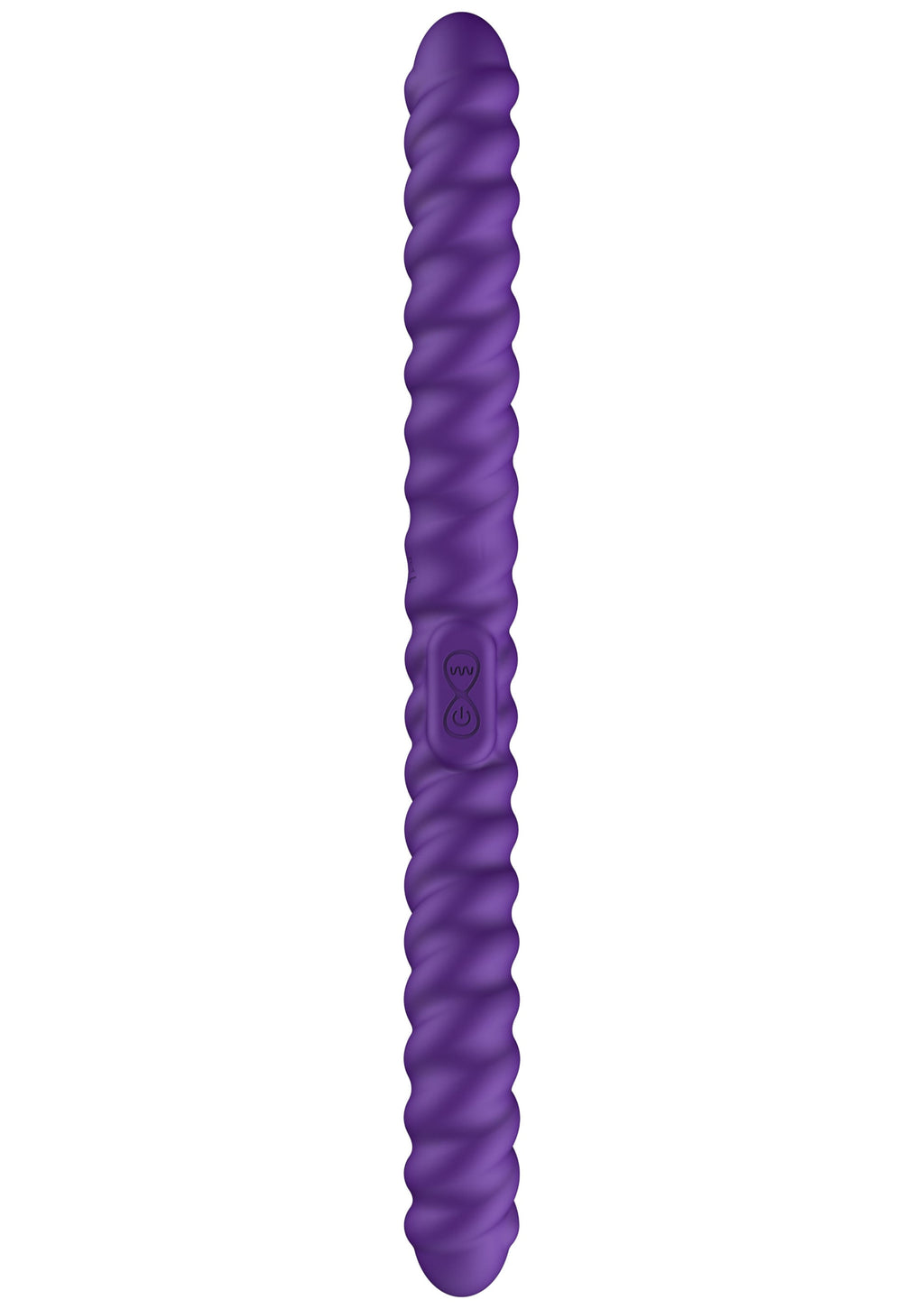 Vibratore flessibile a doppia faccia viola