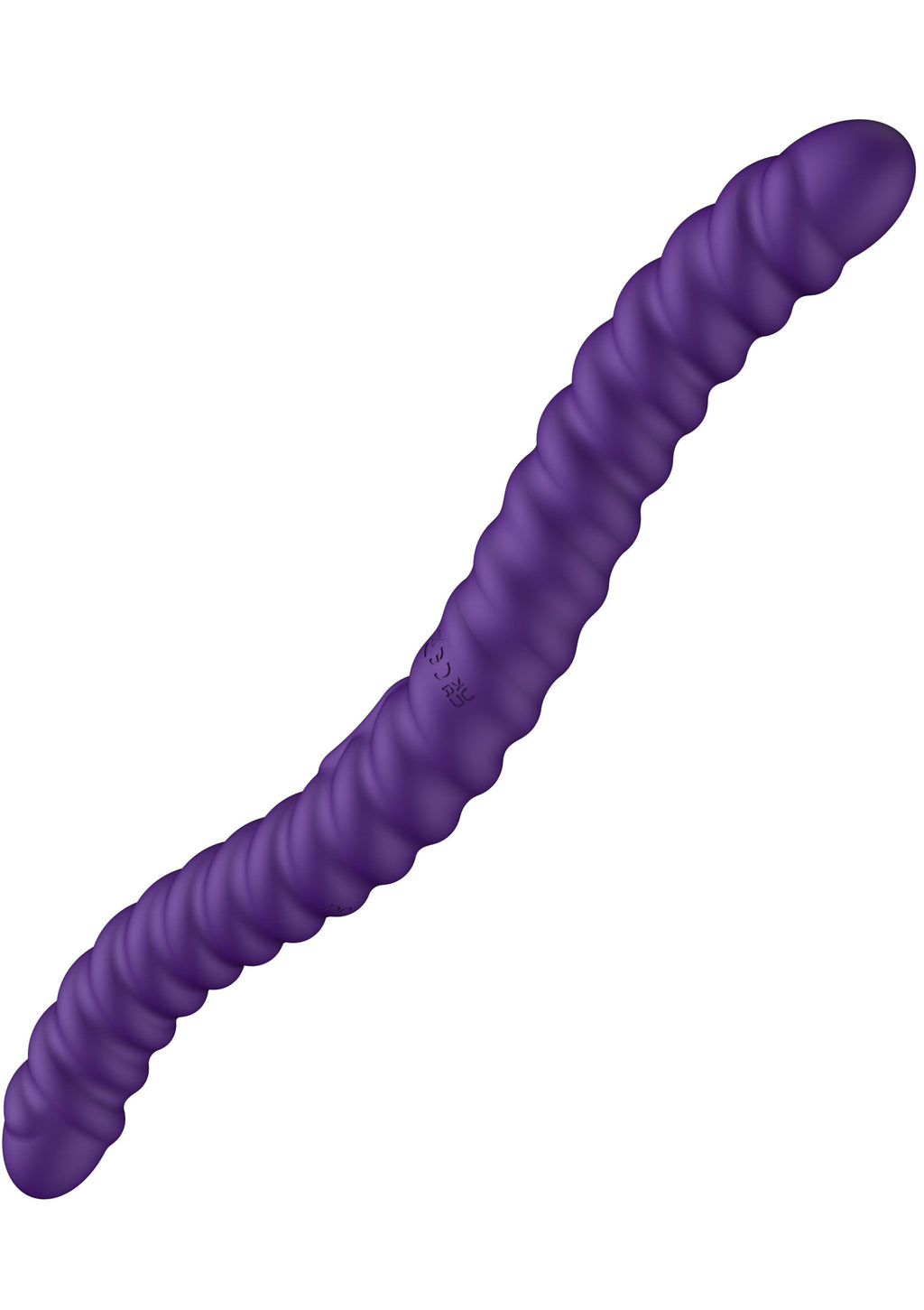 Vibratore flessibile a doppia faccia viola
