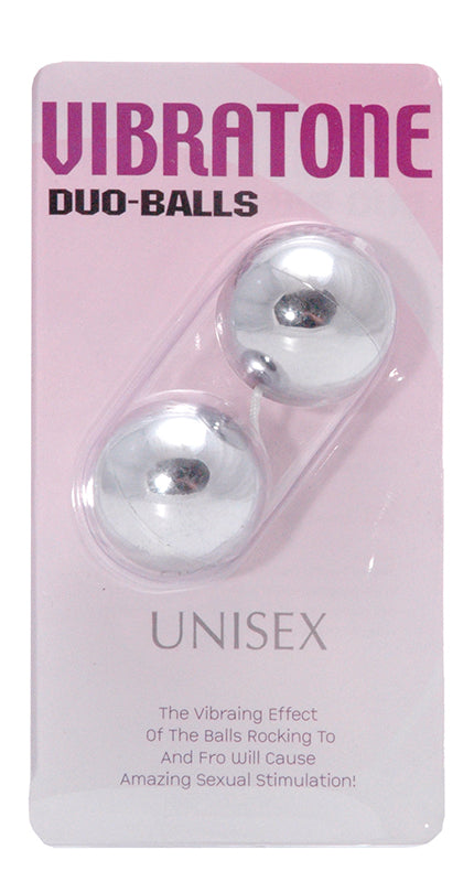 VIBRATONE DUO BALLS BLISTER ARGENTO