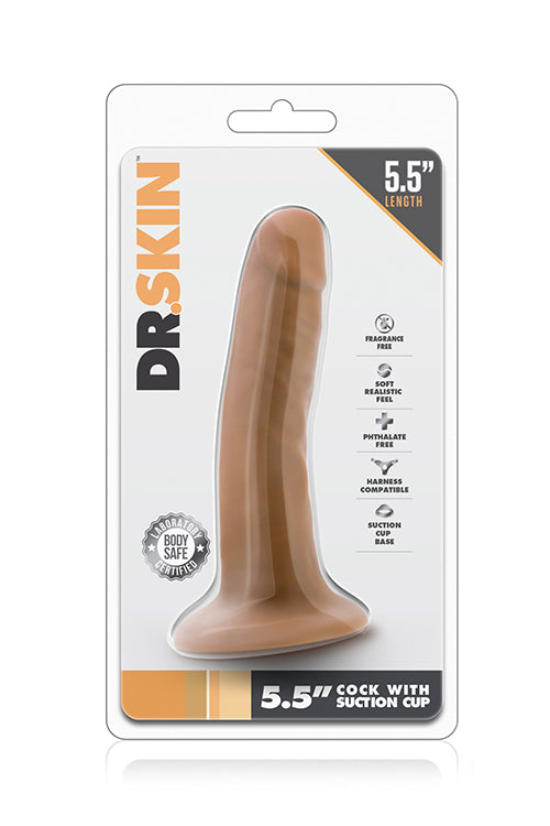 DR. SKIN CAZZO DA 5,5 POLLICI CON VENTOSA