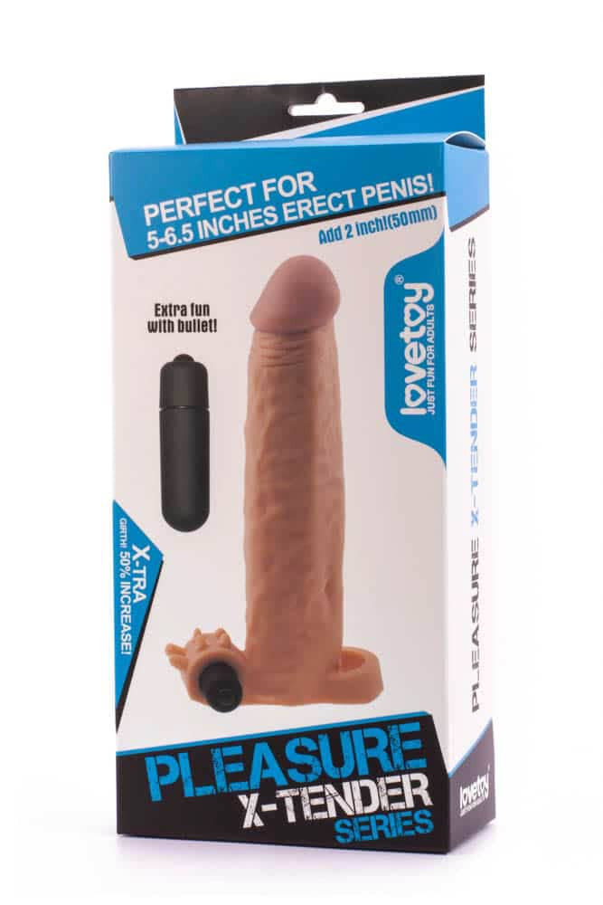 Manicotto vibrante per pene Pleasure X-Tender #4_B0O50_3