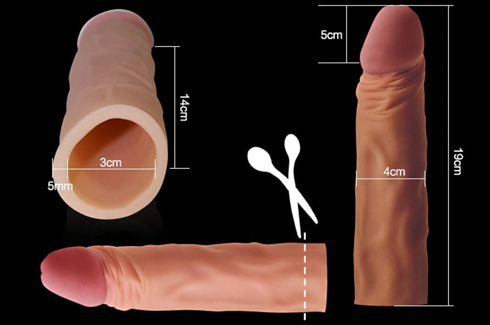 Manicotto per pene Pleasure X-Tender Flesh 1